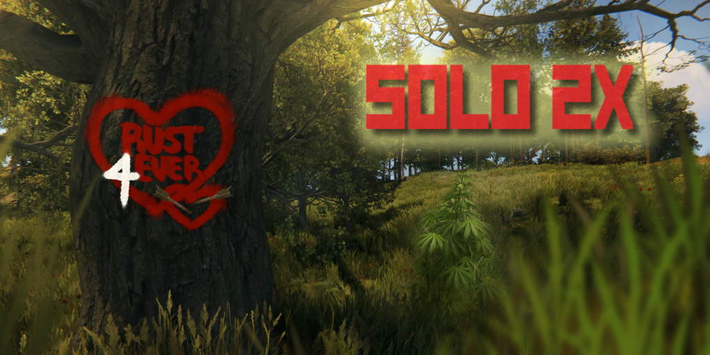 |US| RUST4EVER Solo 2X Event Monthly Server Image